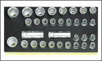 TCS 50/51/52/32, 1/2 насадки для торцовых ключей во вкладыше TCS