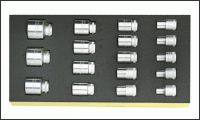 TCS 52/17, 1/2 насадки для торцовых ключей во вкладыше TCS