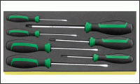 TCS 4620/4630, DRALL+ набор отверток 7 шт. во вкладыше TCS