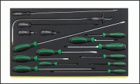 TCS 4621/4734/16, DRALL+ набор отверток 16 шт. во вкладыше TCS