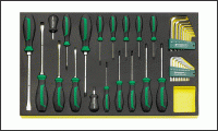TCS 4622/4650+10760+10766, DRALL+ набор отверток 36 шт. во вкладыше TCS