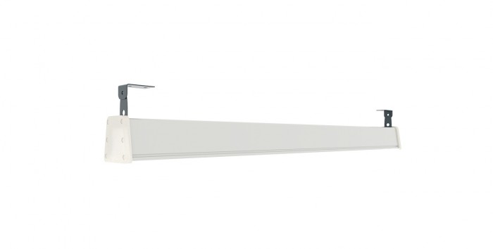 11.951, Промышленный светодиодный светильник 1000 мм с кронштейном с диммером, IP65