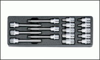 IK-SKB4001606, Набор головок 1/2 шестигранных  в ложементе, 16 предметов