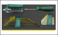 TCS 1201/4000/10766/38, Угловые отвертки во вкладыше TCS