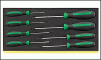 TCS 4650, DRALL+ набор отверток 8 шт. во вкладыше TCS