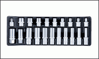IK-1401210B, Набор торцовых насадок 1/2 в ложементе, 21 предмет