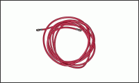 0TG074CR056, 17.1CR - Гибкий шланг и резьбой 1/4 SAE. Длина 6 метров. (Красный)