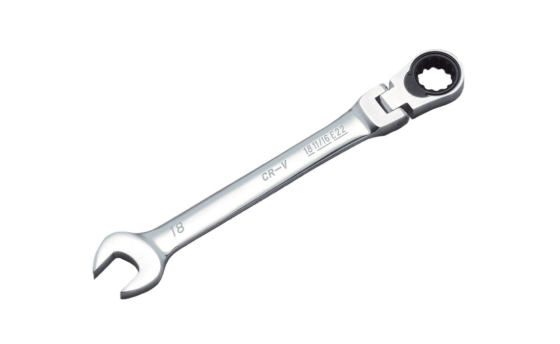 FHGW-1011E, Комбинированный шарнирный ключ с трещоткой 11 мм