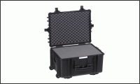 5833.B, Защитный герметичный транспортный чемодан-контейнер, черный, с заполнением поролоном