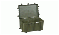 7641.G E, Защитный герметичный транспортный чемодан-контейнер, цвет хаки, без заполнения