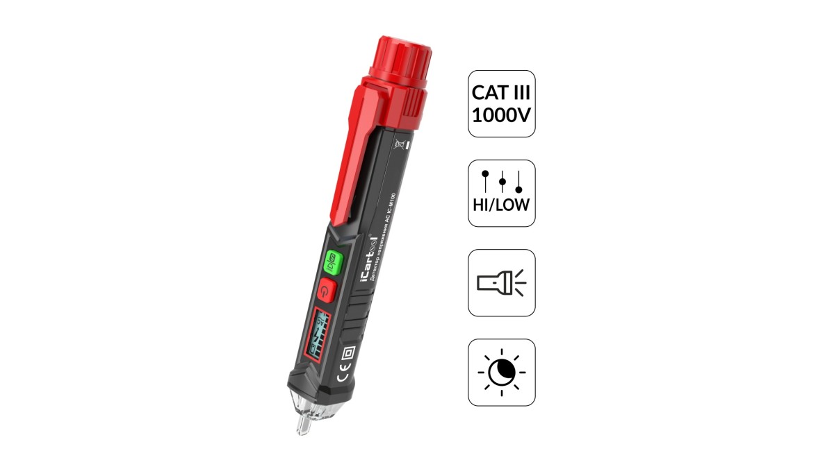 Бесконтактный детектор напряжения iCartool IC-M100