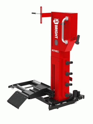 Пневмоподъемник колес для балансировочного стенда, RAL3002 (красный)