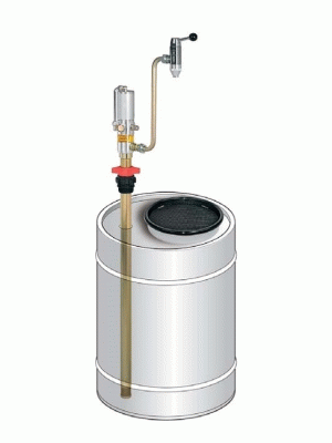 Комплект д/раздачи масла из бочек 180-220л, насос 3:1,шаровый кран и каплеулавитель. ALFA (Италия)