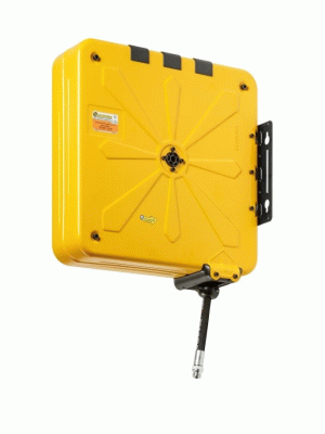 Катушка закрытая для раздачи смазки 400 бар, шланг 12м, диаметр 1/4, неповоротная, ECODORA (Италия)