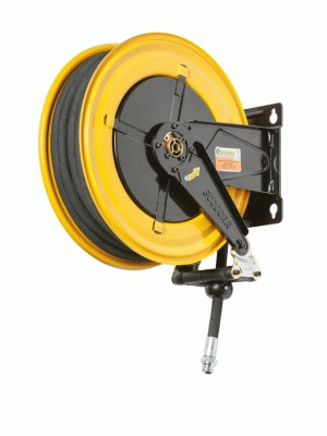 Катушка для раздачи смазки 400 бар, шланг 12 м, диаметр 1/4, неповоротная, ECODORA (Италия)