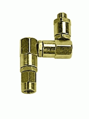 Шарнир поворотный тройной 1/4 для смазочного пистолета, ECODORA (Италия)