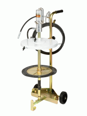 Передвижной комплект для раздачи смазок из бочек 50-60 кг., даим. крышки 340-385мм, ECODORA (Италия)