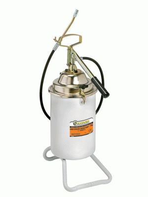 Емкость для заправки консистентной смазкой 13 кг, шланг, пистолет с наконечником, ECODORA (Италия)