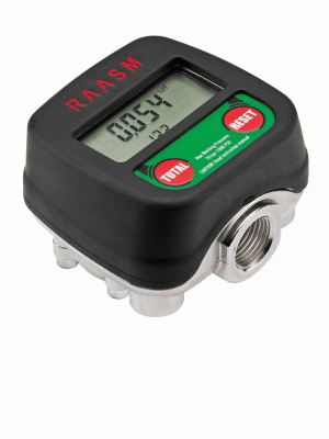 Цифровой счетчик литров для масла 35 л/мин, подключение F/F 1/2, ECODORA (Италия)