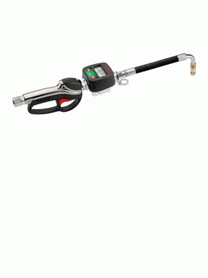 Пистолет для раздачи масла с цифровым счетчиком, гибкий носик, ручное сопло 16мм, ECODORA (Италия)