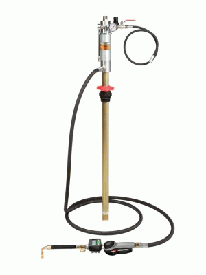 Комплект для раздачи масла из бочек 180-220 кг, насос 3:1, пистолет с счетчиком, ECODORA (Италия)