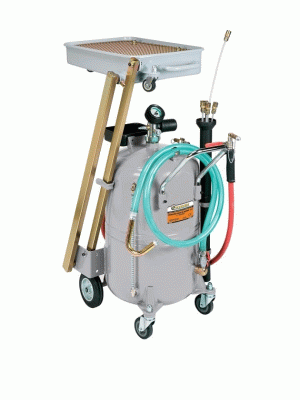 Установка для слива и откачки отработанного масла 65л., с пантографной ванной 14л., ECODORA (Италия)