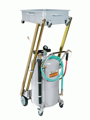 Установка для слива и откачки отработанного масла 115 л, с пантографной ванной 50 л, ECODORA(Италия)