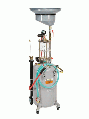 Установка для слива и откачки отработанного  масла 90 л., предкамера, 6 щупов, ECODORA (Италия)