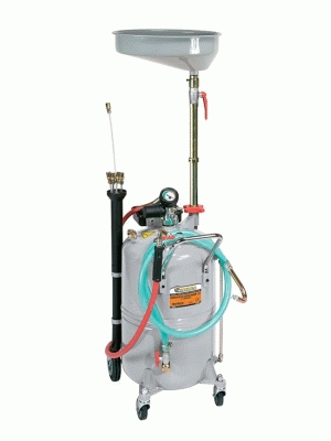 Установка для слива и откачки отработанного  масла 90 л., 6 заборных щупов, ECODORA (Италия)