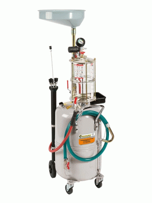 Установка для слива и откачки отработанного  масла 80 л., предкамера, 6 щупов, ECODORA (Италия)