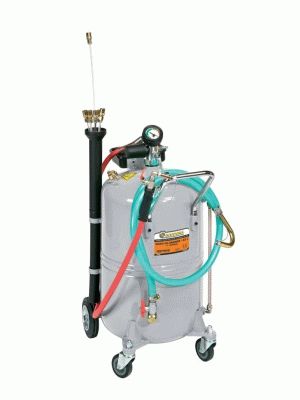 Установка для откачки отработанного масла, 90 л., 6 заборных щупов (пневмопривод), ECODORA (Италия)