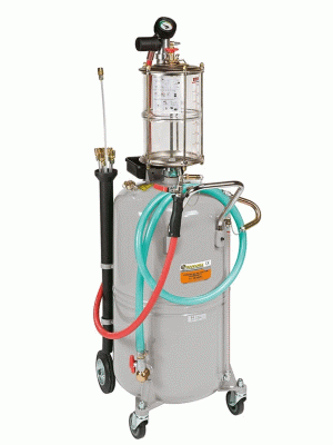 Установка для откачки отработанного масла 90 л., предкамера, 6 заборных щупов, ECODORA (Италия)