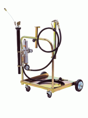 Установка для откачки и раздачи масла, плунжерный насос, тележка для бочек 180-220, ECODORA (Италия)