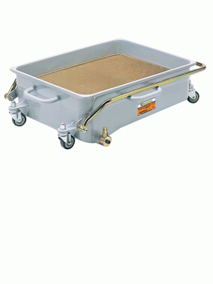 Подкатная ванна 50 л. для слива отработанного масла с быстроразъемным соединением, ECODORA (Италия)