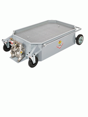 Подкатная ванна 150 л. для слива отработанного масла с диафрагменным насосом, ECODORA (Италия)