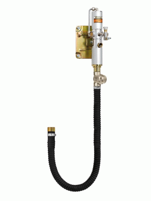 Настенный комплект для откачки масла, плунжерный насос 1:1, 23 л/мин, ECODORA (Италия)