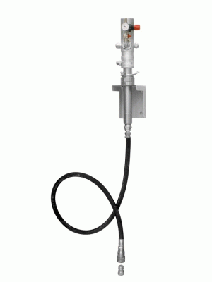 Пневматический насос для перекачки отработанного масла с крепежом на стену и БРС, GARTEC (Италия)