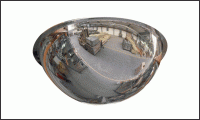 Купольное обзорное зеркало для помещений размер 600 мм