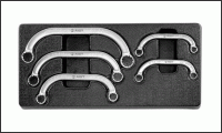 IK-HMW0050C, Набор двойных накидных ключей STARTER в ложементе, 5 предметов