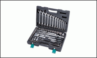 H5-432111H, Набор инструмента в пластиковом чемодане,111 предметов
