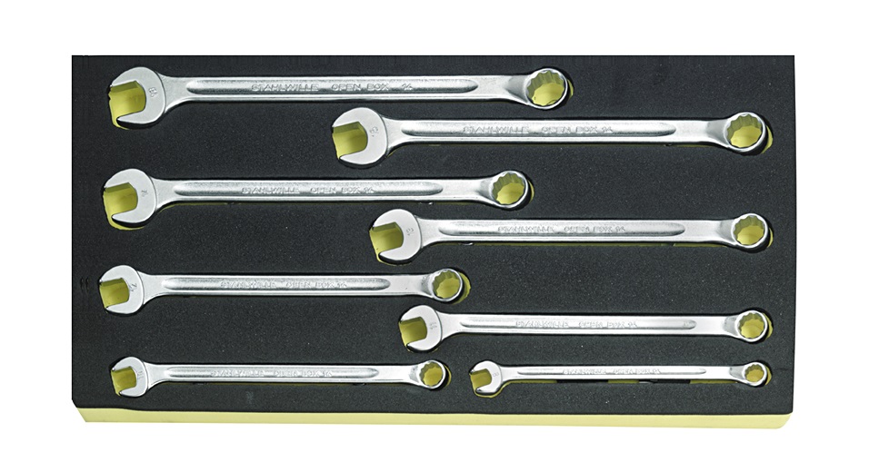TCS 14/8, 8-16 mm, Комбинированные гаечные ключи 8 шт. во вкладыше TCS