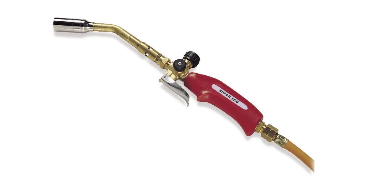 P00508900, Пропановая горелка AEROPROP PLUS, сопло 22мм, шланг 2м, R3/8L-W21,8, в блистере
