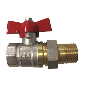 R259X003, Кран шаровый американка 1/2 х 1/2 бронза