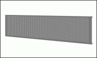 07.020S-7001, Перфорированная панель 2000×480×40 мм — серый