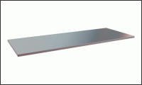 01.319GL, Оцинкованная столешница для верстака двухтумбового серии «CLASSIC» 1900×686×27h