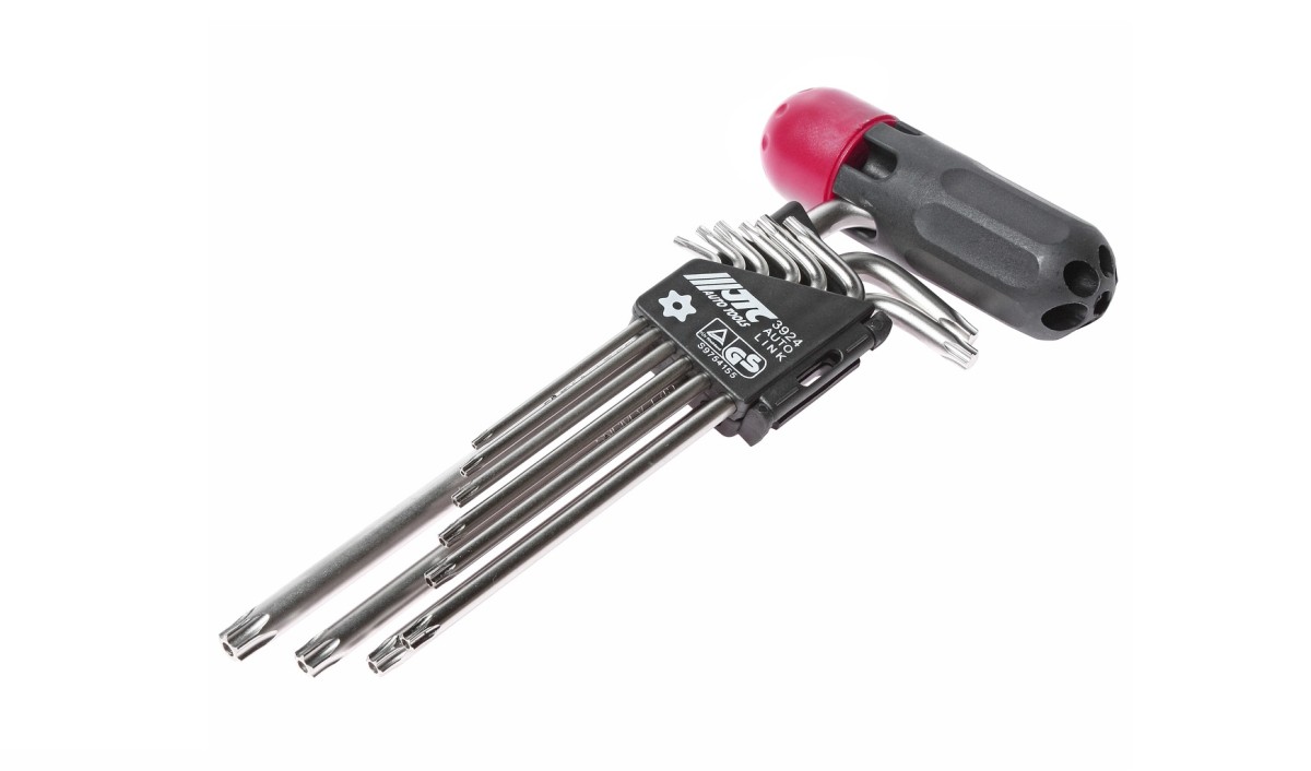 Набор ключей TORX с отверстием T10H-T50H 9 пр. JTC/1/6/24