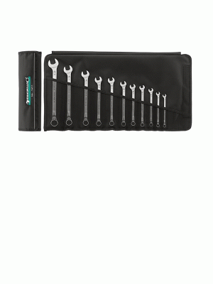 Набор комбинированных ключей в сворачивающейся сумке, 11 шт.