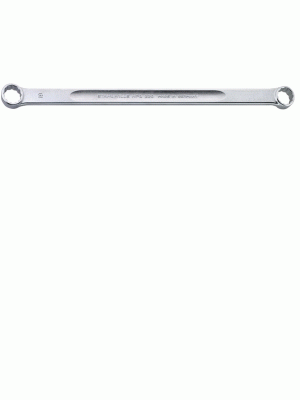 Длинный двойной накидной ключ с изгибом на на 15°, размер 6х8 мм