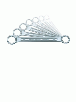 21/7  Набор накидных ключей, 10 штук в картонной коробке