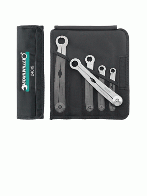 Набор трещоточных гаечных ключей FastRatch, 5 шт